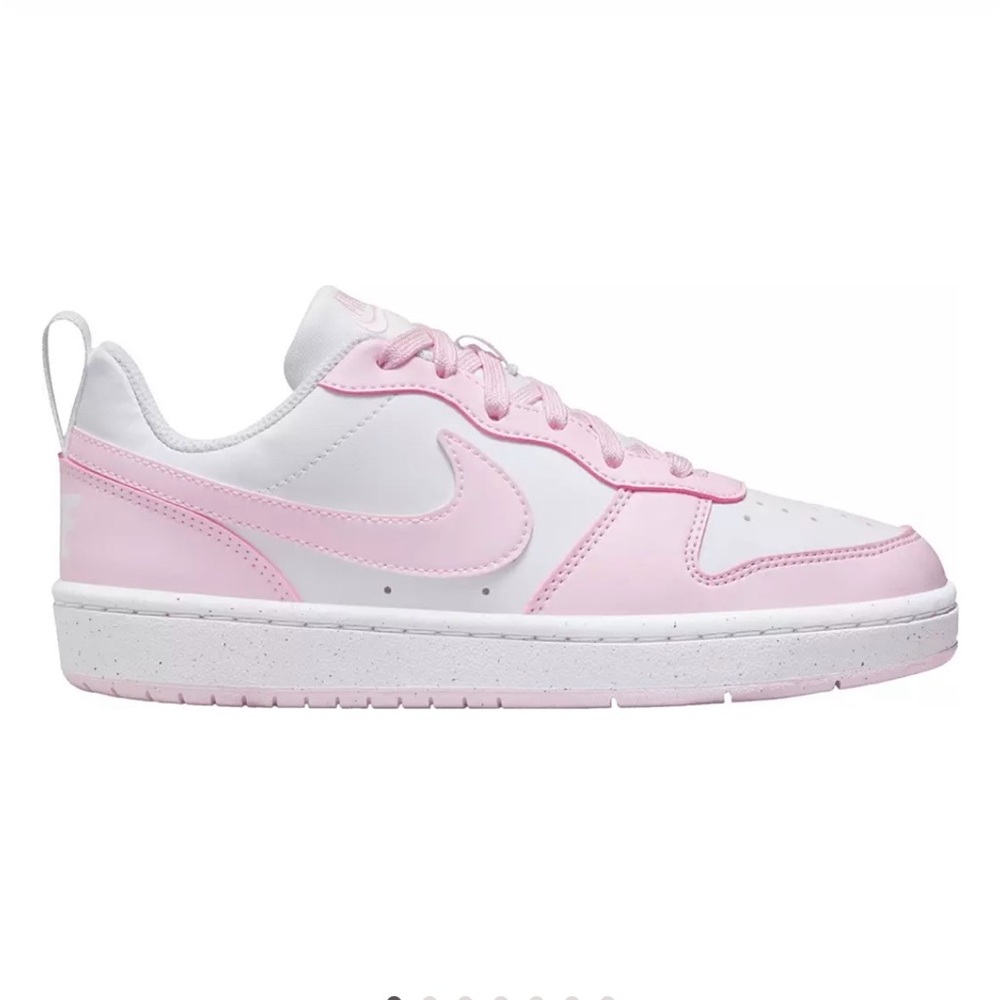 Nike Kids' Grade School Court Borough Low Recraft Shoes. Pink.